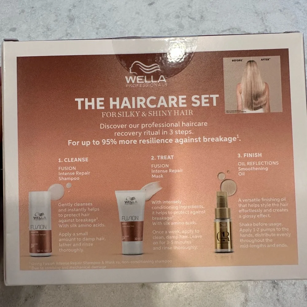 NIB | Wella Fusion Hair Care Set (Shampoo, Mask, and Oil) - Picture 3 of 4